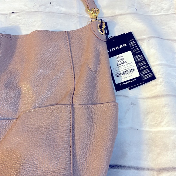 Gionar Mauve leather tote - Picture 2 of 6